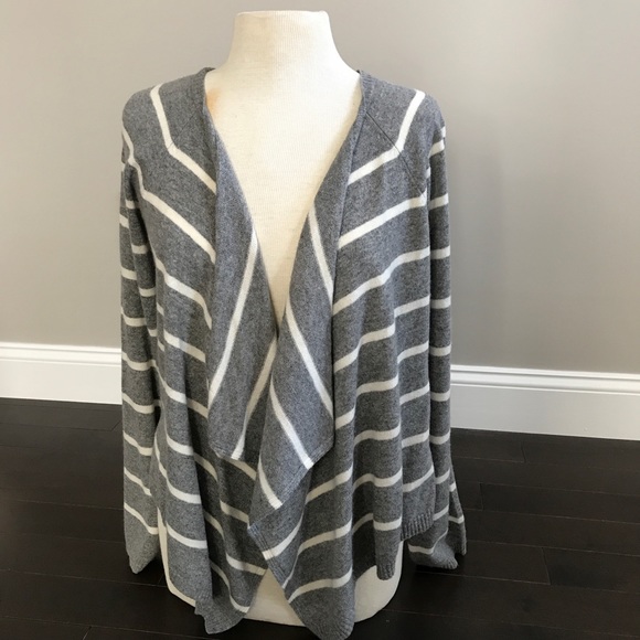 NWOT Christopher Fischer cashmere stripe cardigan - Picture 2 of 8